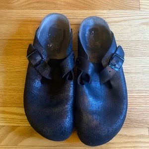 Black Birkenstock Clogs Size 39